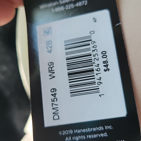 Maidenform t-shirt bra ☆ 42B ☆ NWT ☆ convertible straps ☆ smartzone cups ☆ Beige - Picture 5 of 11